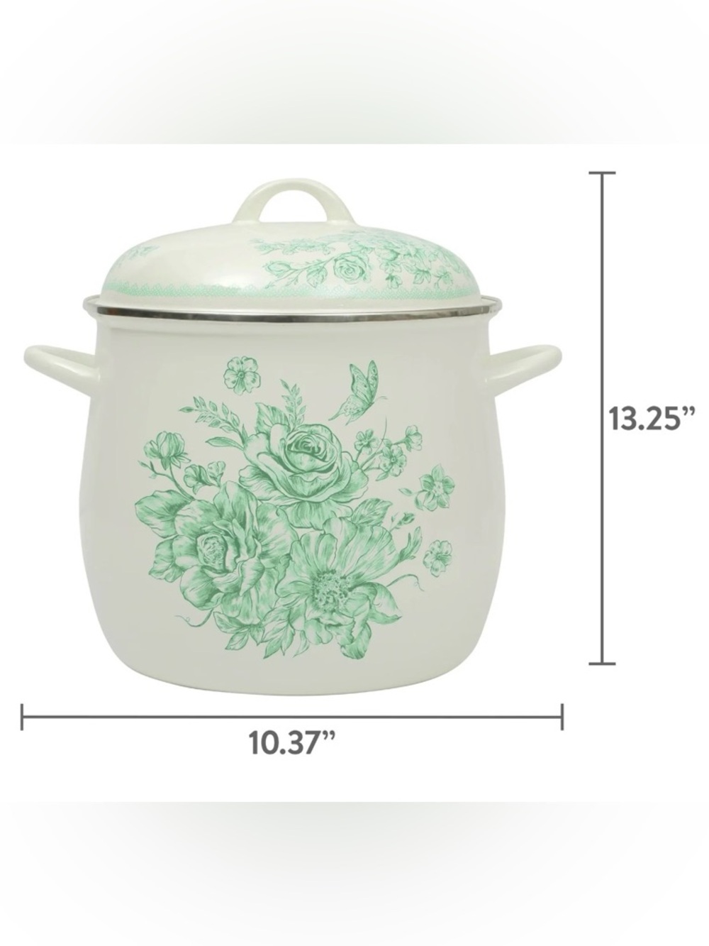 S•A•L•E🔥The Pioneer Woman Green Agatha 12qt Stockpot •Sold Out• - Picture 4 of 6